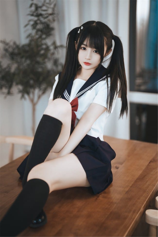 桜井宁宁 – NO.066 双马尾JK[70P-480MB]-2