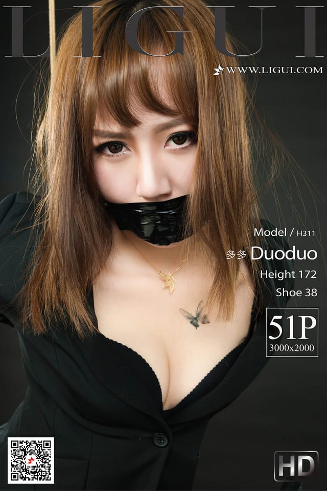 Ligui丽柜 – 2020.11.27《惩戒秘书》多多[52P54M]-1