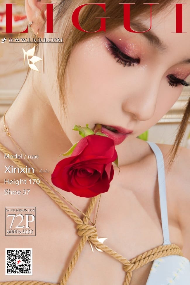 [Ligui丽柜]2021.09.10 《龟缚花蕊》心心 [72+1P/154MB]-1
