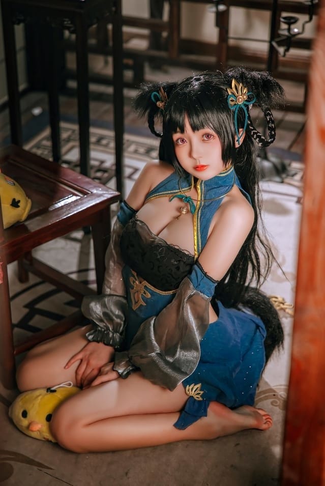 日奈娇 – NO.076 碧蓝航线 大潮旗袍 [25P-206M]-1