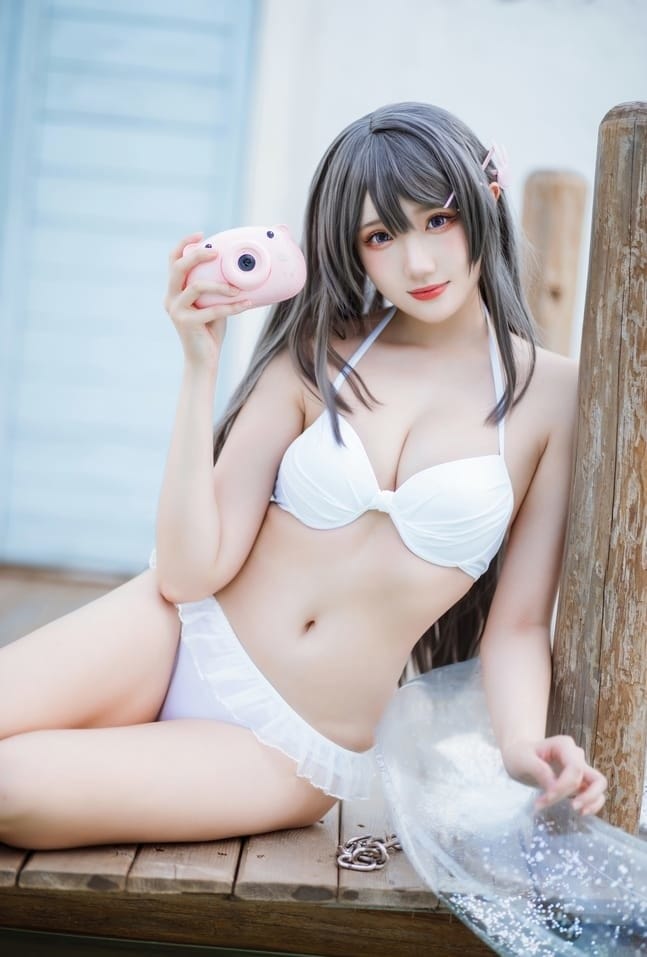 瓜希酱 NO.87 樱岛麻衣 – 泳装[28P-107M]-1