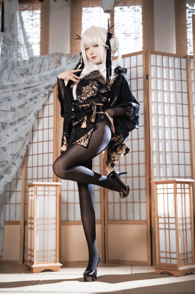 封疆疆v – NO.54 NIKKE 白兔布兰儿 和服[40P-481MB]-1