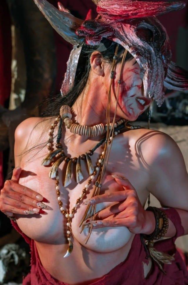 云溪溪 – NO.96 奶桃 米骇亚·憎恶 [18P-285MB]-1