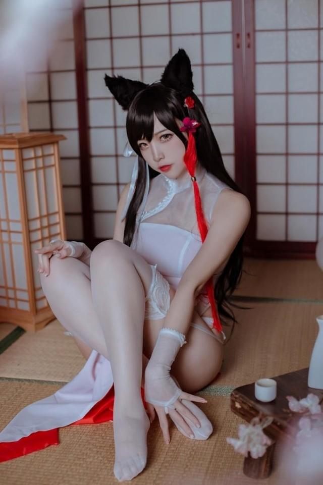 二佐Nisa – NO.196 犬之眷 碧蓝航线 爱宕 旗袍 [18P-204MB]-2