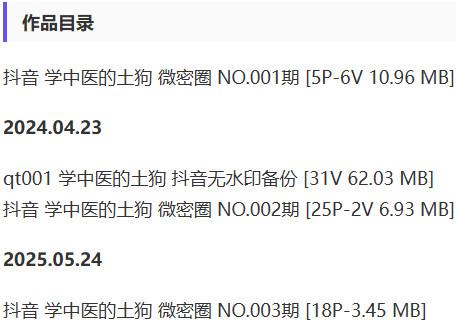 学中医的土狗 – 微密圈写真&视频合集【持续更新中】