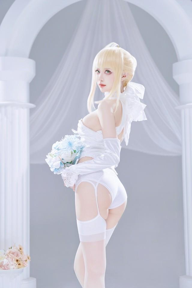 Shika小鹿鹿 – NO.135 FGO-Saber花嫁[22P-284MB]-1