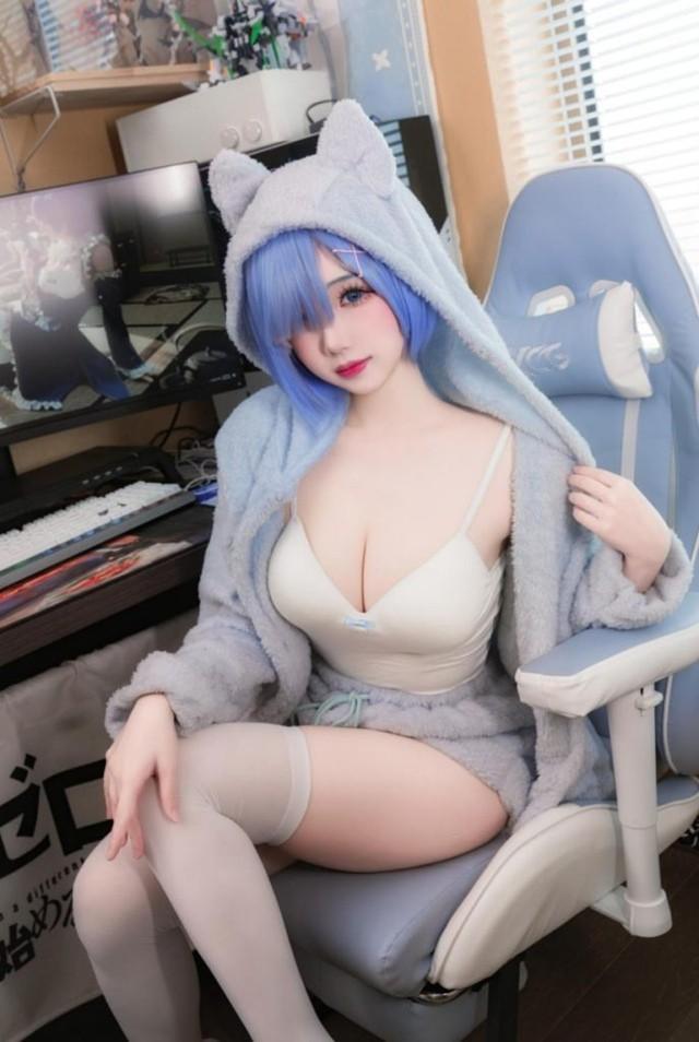 雪晴Astra – NO.090 蕾姆猫猫[13P-106MB]-1