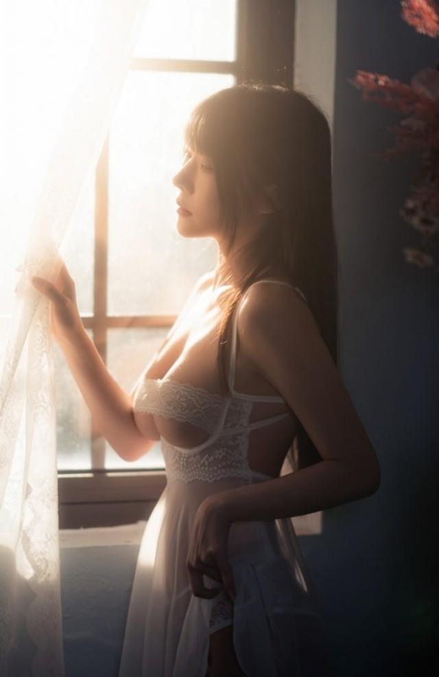 香草喵露露 – NO.068 白丝纱裙[10P1V-584MB]-1