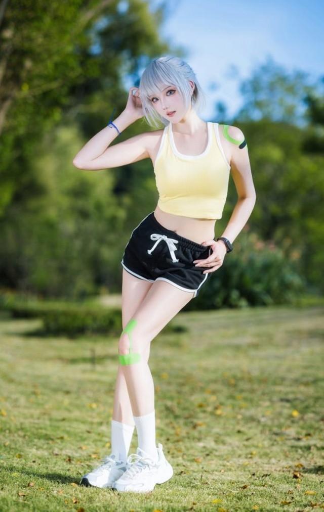 瓜希酱 – NO.101 灵笼-白月魁运动服[15P-49MB]-1