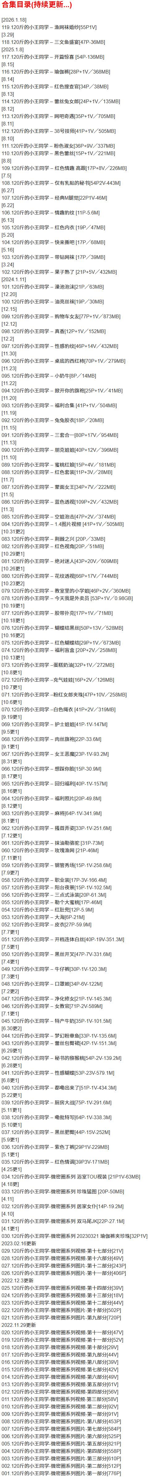 120斤的小王同学 – 微密圈写真合集【持续更新中】-2