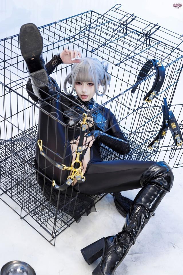 柒柒要乖哦 – NO.072 黑靡烟旗袍 [108P2V-1.88GB]-1