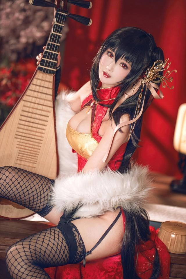 羽生三未 – NO.30 碧蓝航线 大凤旗袍[21P-215MB]-1