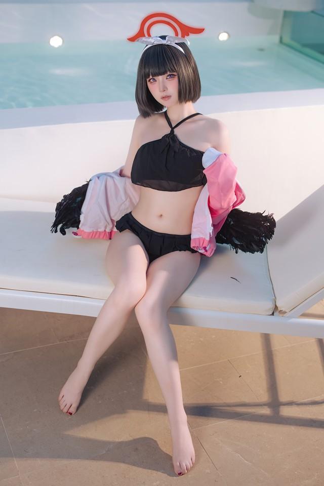 屿鱼 – NO.091 蔚蓝档案 静山真白泳装[30P-219MB]-1